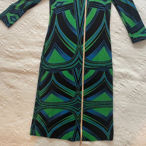 psychadelic mini dress- size 4 - Picture 6 of 6